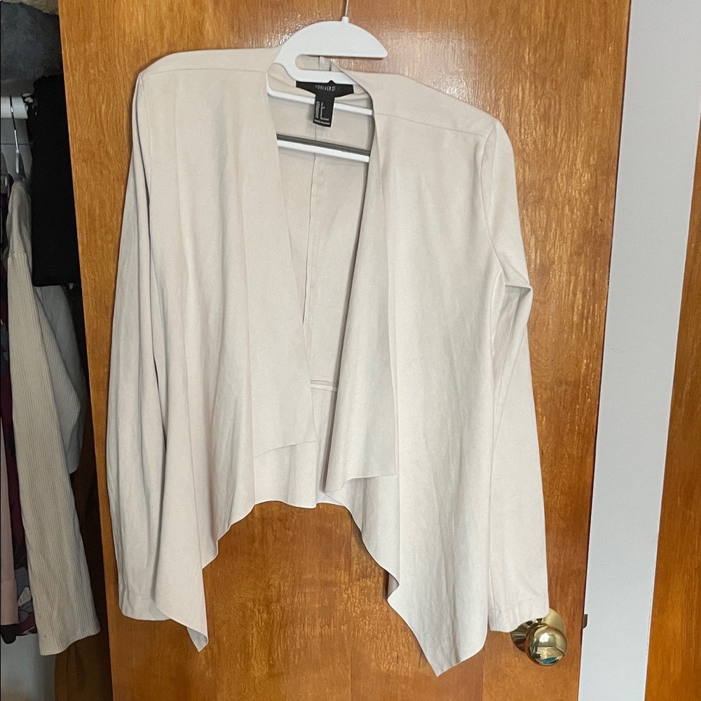 Forever 21 Cream Cardigan